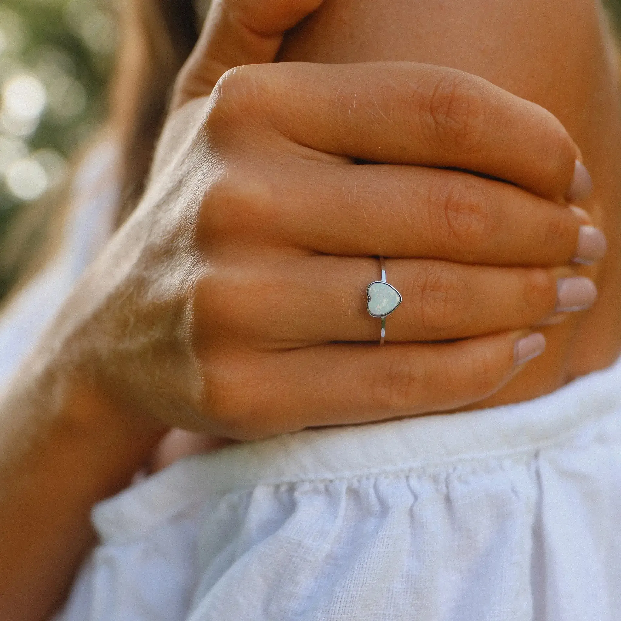 Opal Heart Set