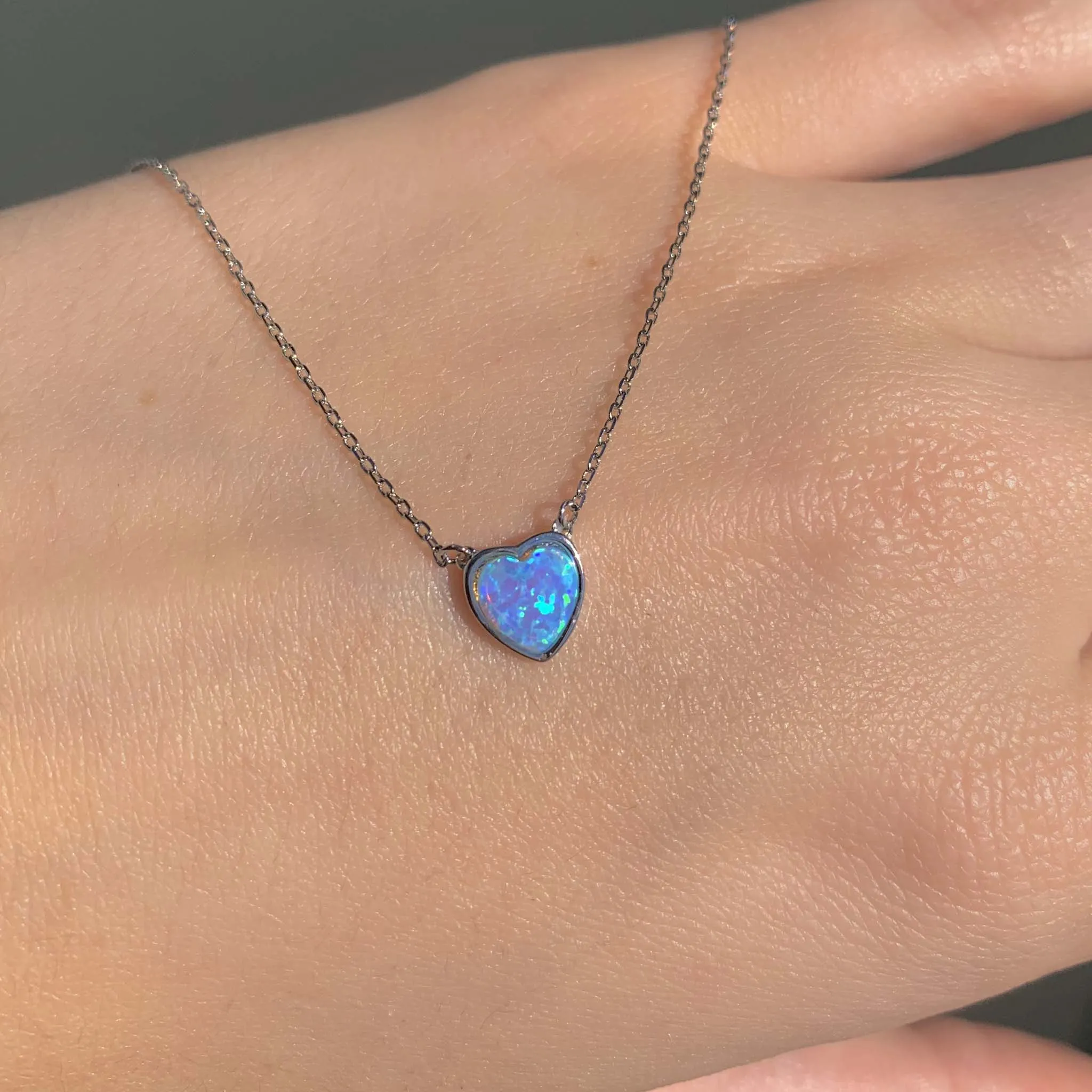 Opal Heart Set