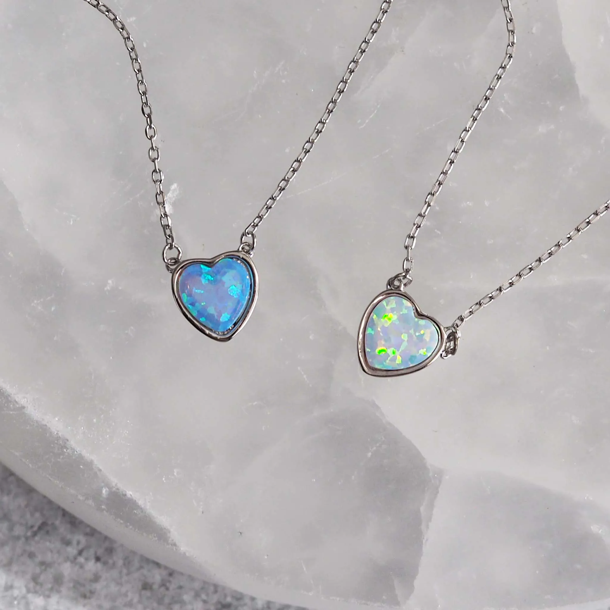 Opal Heart Set
