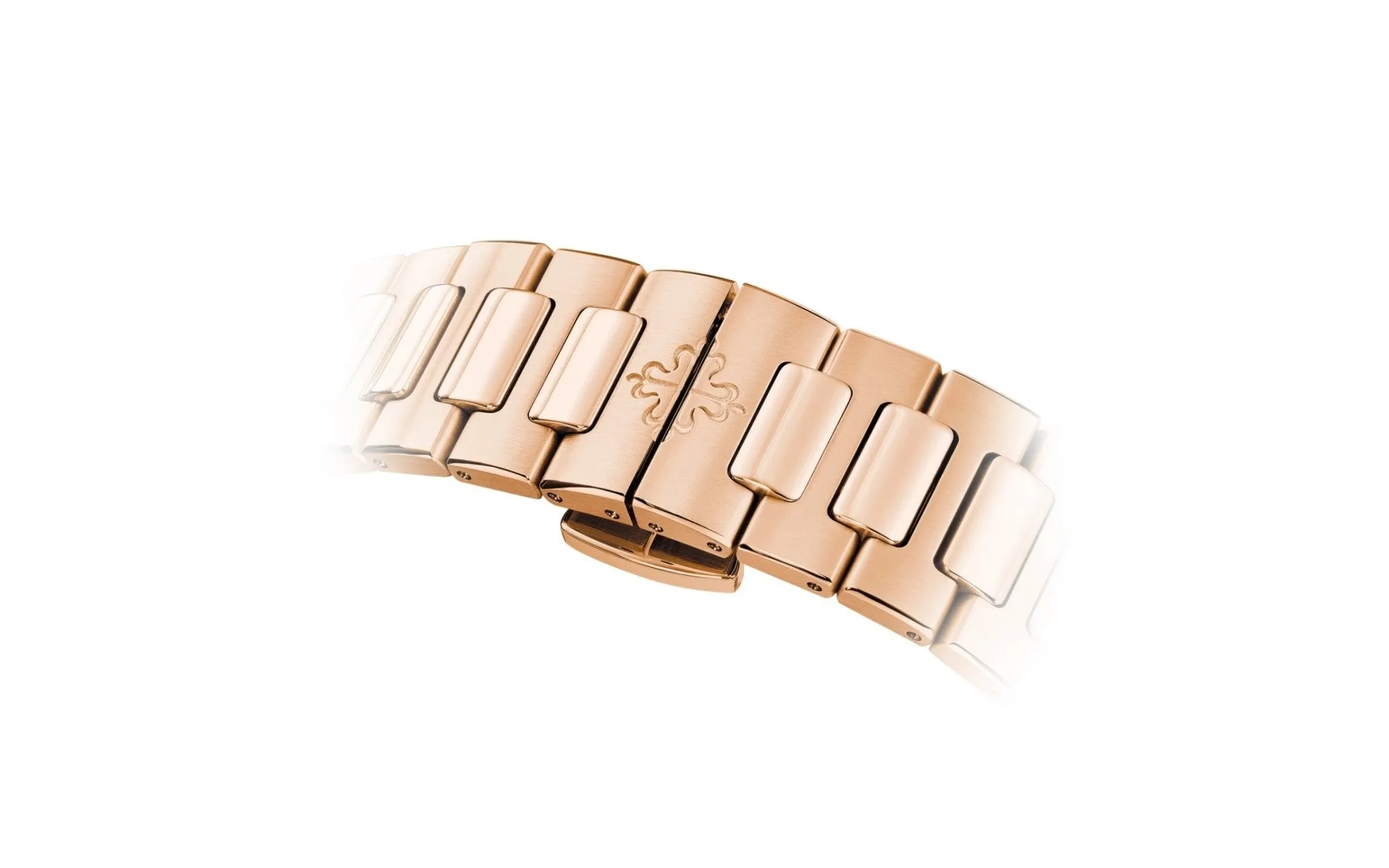 Patek Philippe Nautilus Ladies Rose Gold Nautilus White Dial Diamond Bezel 7118/1200R-001
