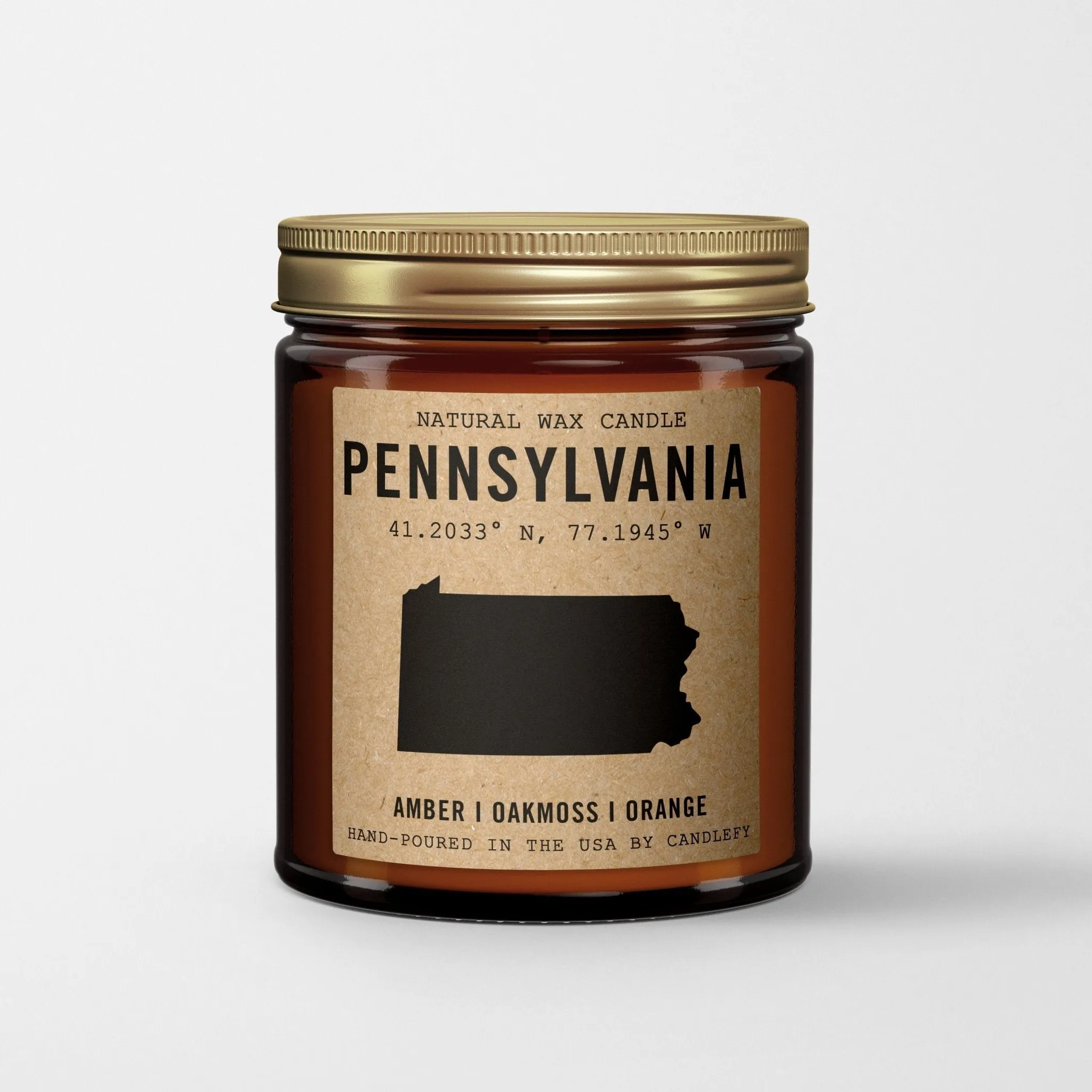 Pennsylvania Homestate Candle