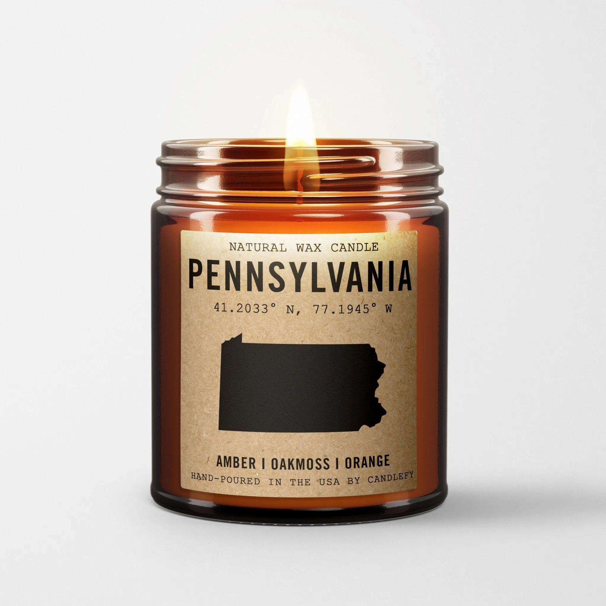 Pennsylvania Homestate Candle