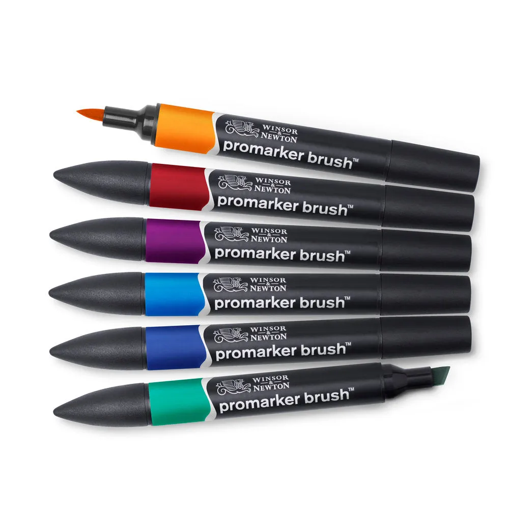 Promarker Brush 6 Rich Tones
