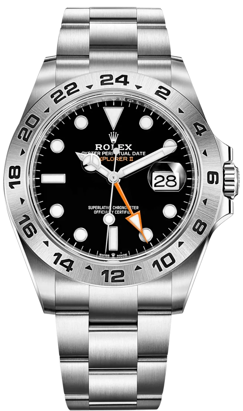 Rolex Oyster Perpetual Explorer II Oystersteel Black Dial Oyster Bracelet (Ref# 226570)