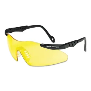 Smith & Wesson 19826 S&W MAGNUM 3G SAFETY GLASSES BLACK FRAME YELLOW