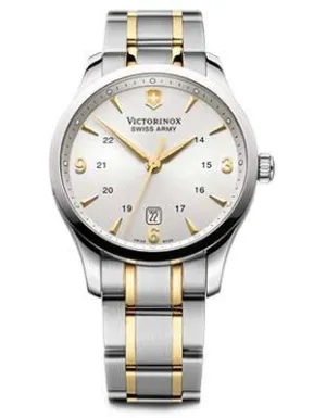 Swiss Army Mens Alliance - Silver Dial - Two-Tone Bracelet - Date Window