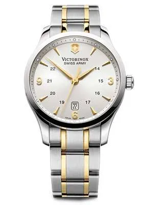 Swiss Army Mens Alliance - Silver Dial - Two-Tone Bracelet - Date Window