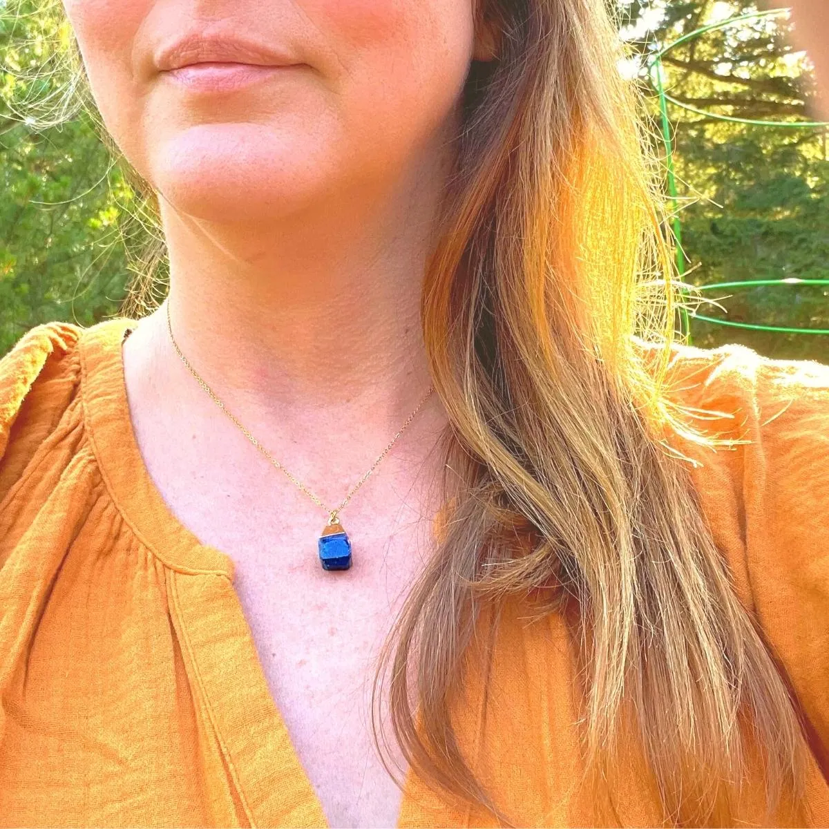 The Cornerstone Necklace - Lapis Lazuli