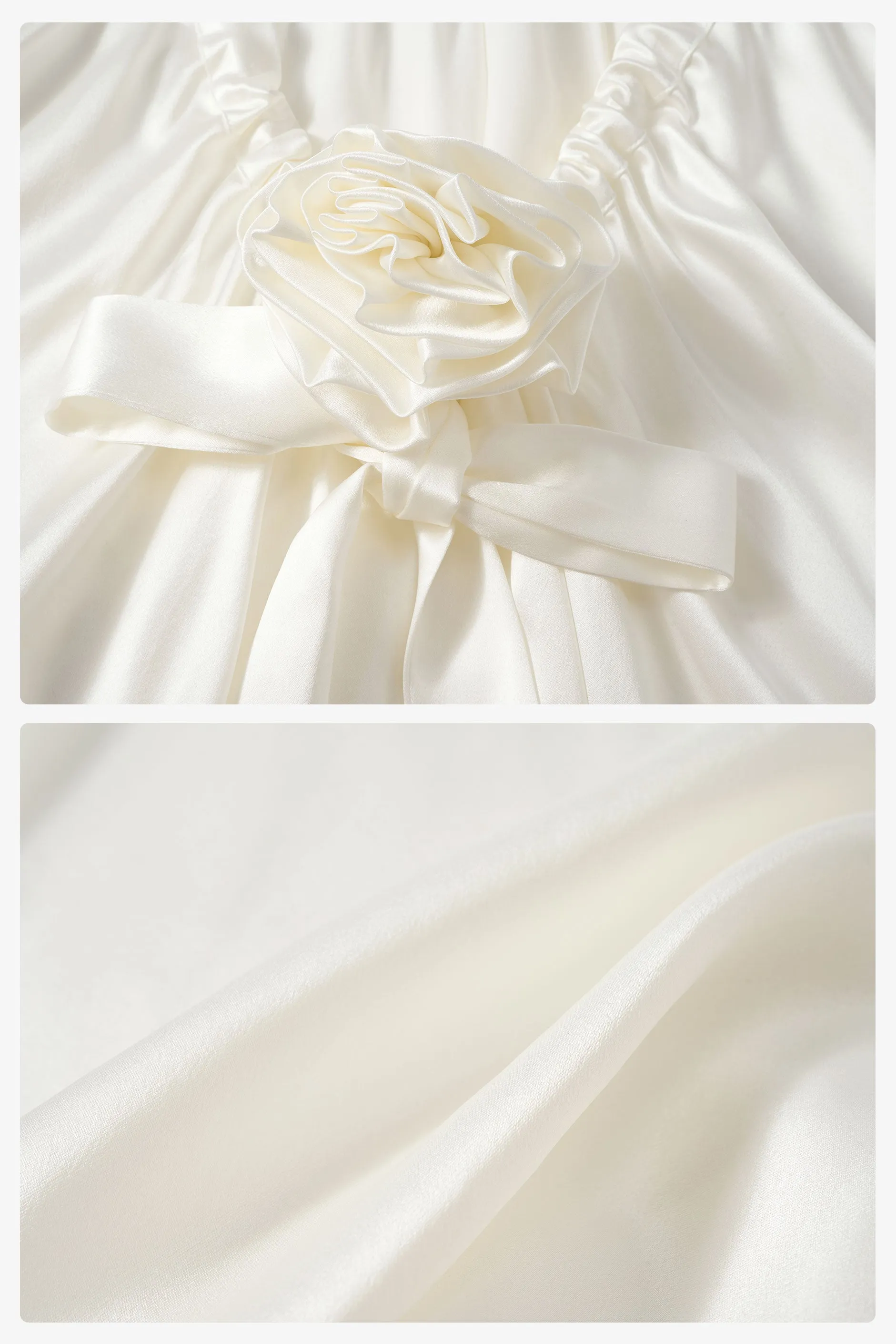 Tuscan Sun Bridal Silk Train Robe
