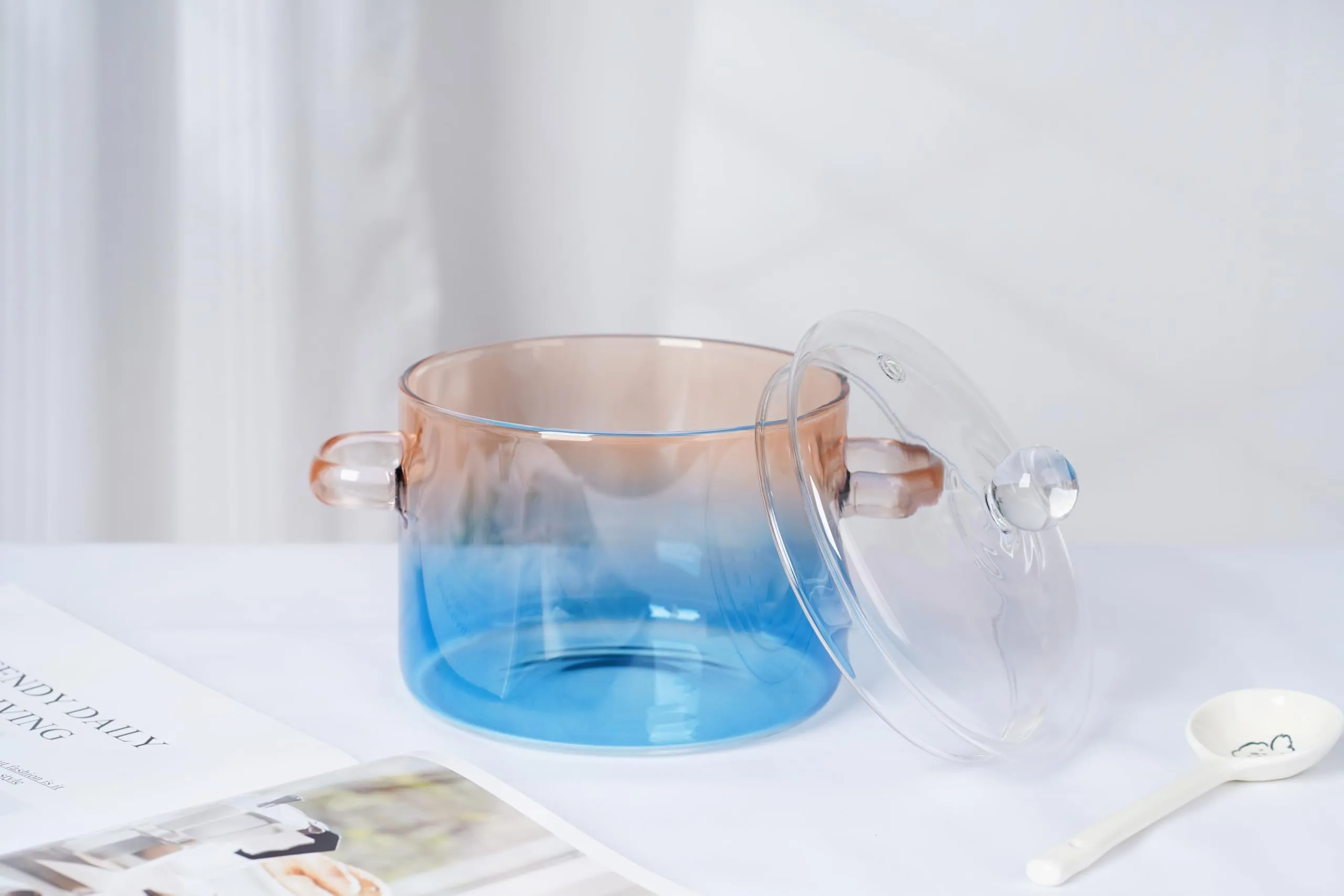 UMAI Borosillicate Pot | Amber | OYA001-AMB