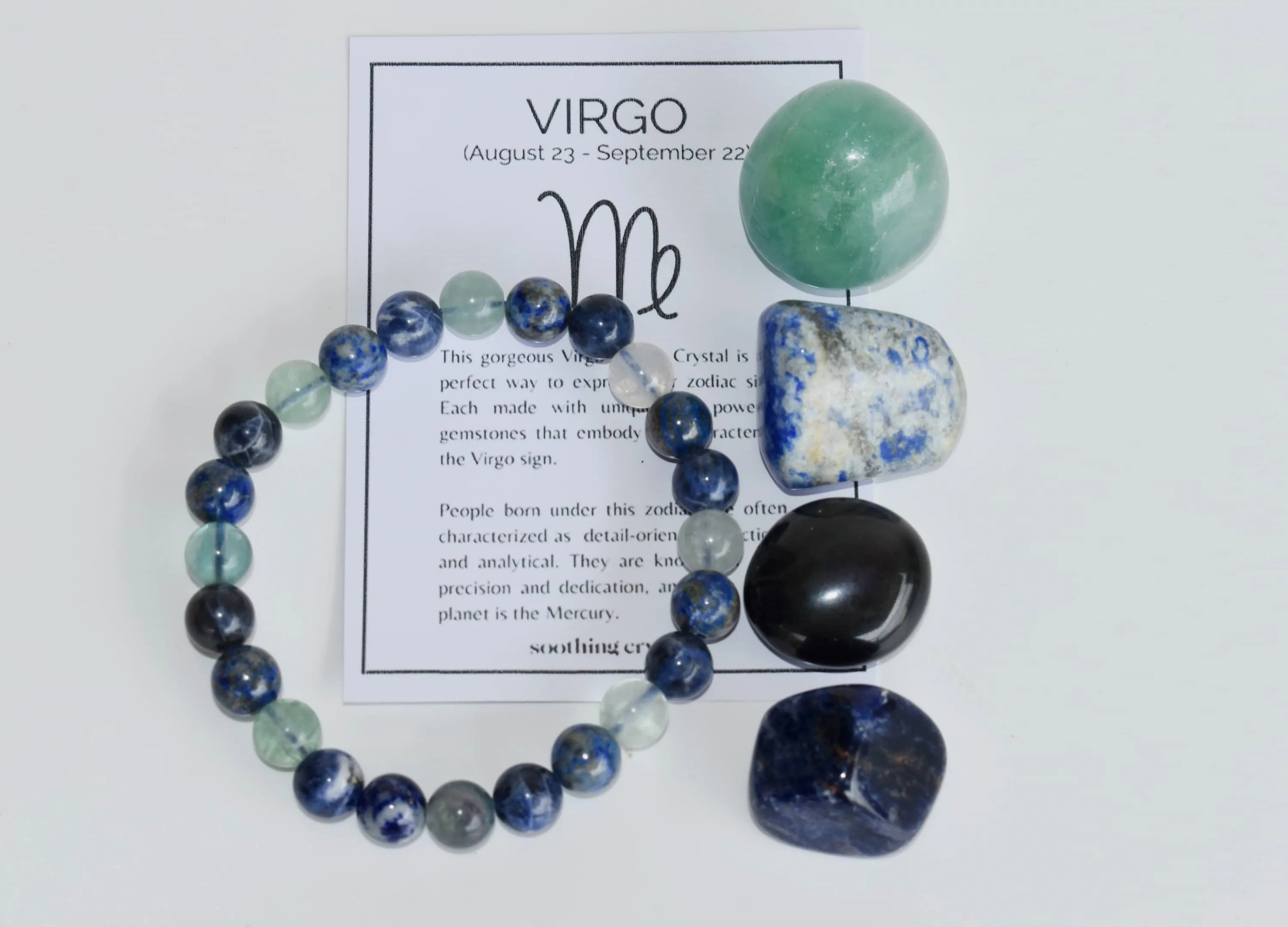 VIRGO Zodiac Crystal Kit